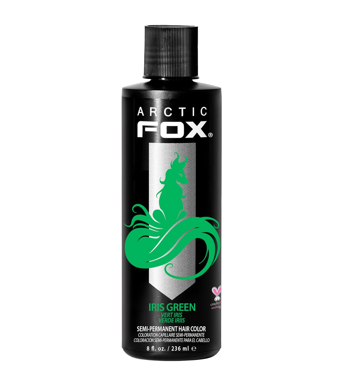 ARCTIC FOX Virgin Pink Semi-Permanent Hair Color - Vegan - 4 fl oz | Vivid and Vibrant, Cruelty Free, Ammonia Free, Peroxide Free, , Cream Formula