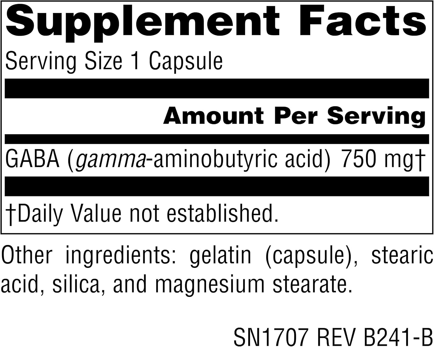 Source Naturals Serene Science GABA, for a Calm Mind, 750mg - 45 Capsules