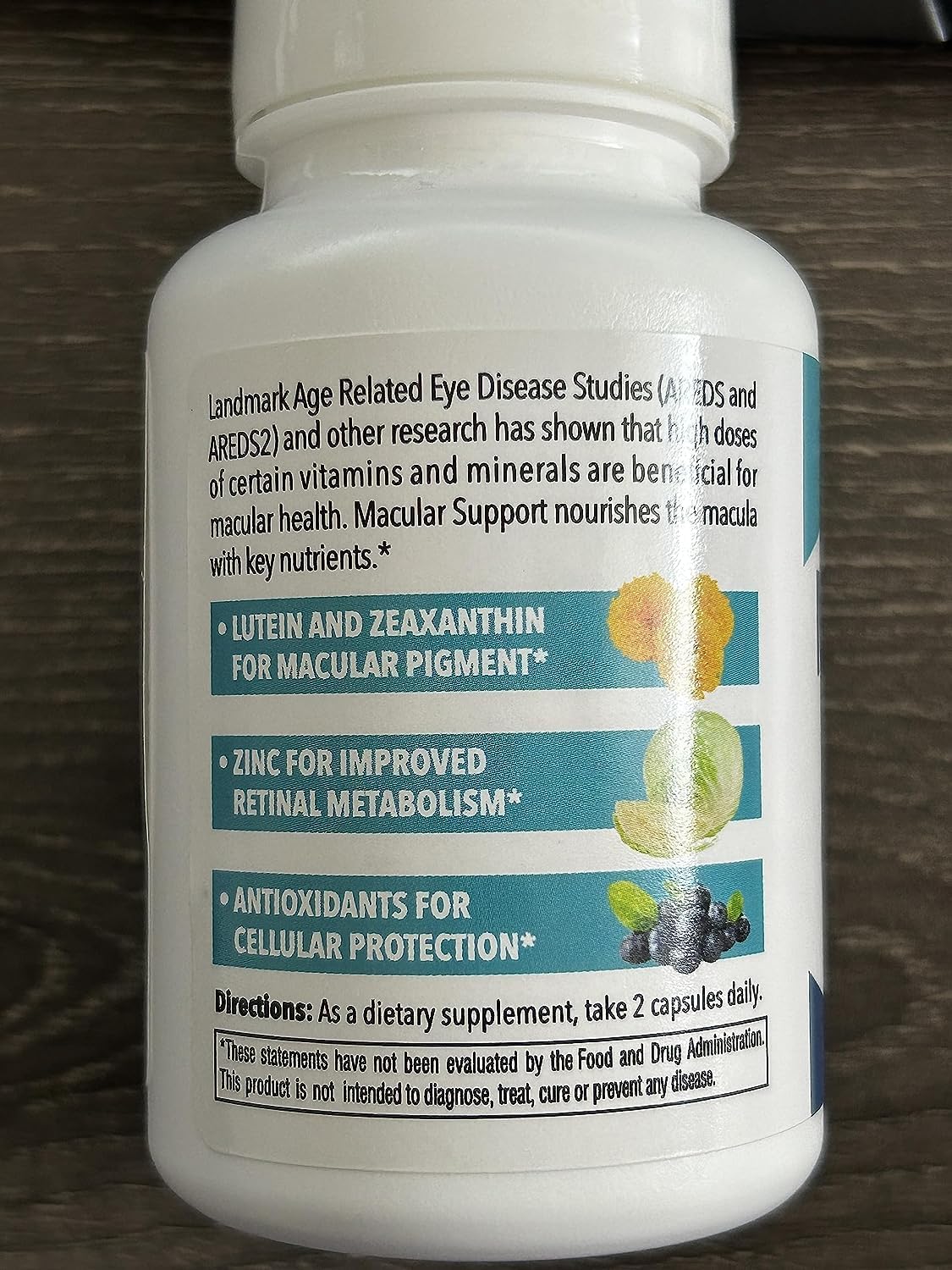 Macular Support with Lutein, Zeaxanthin Supplements, 60 Vegetarian Capsules | Doctor Formulated Eye Vitamins for Adults with Vitamin C, E, B6, Calcium