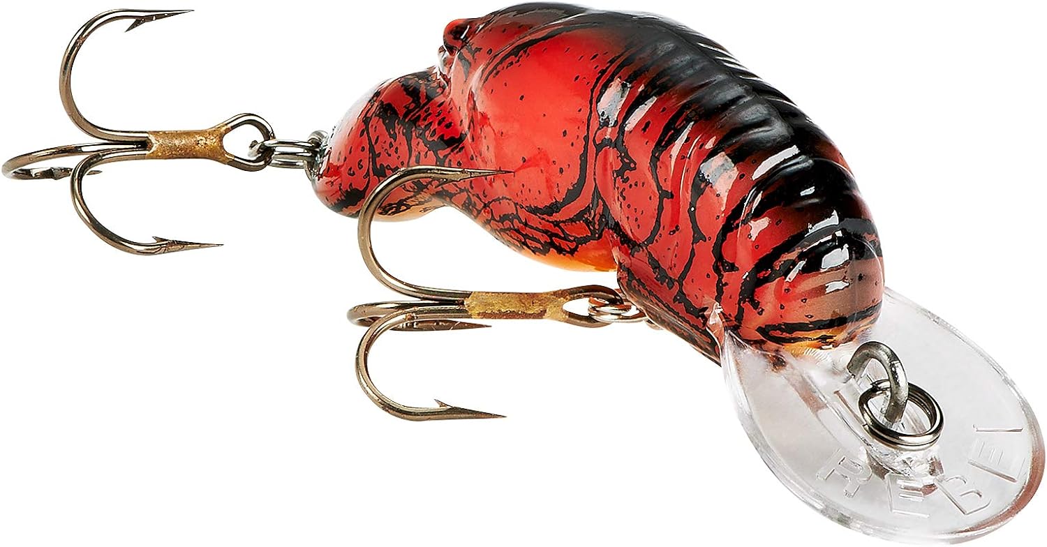 Rebel Lures Original Realistic Crawfish Crankbait Fishing Lure