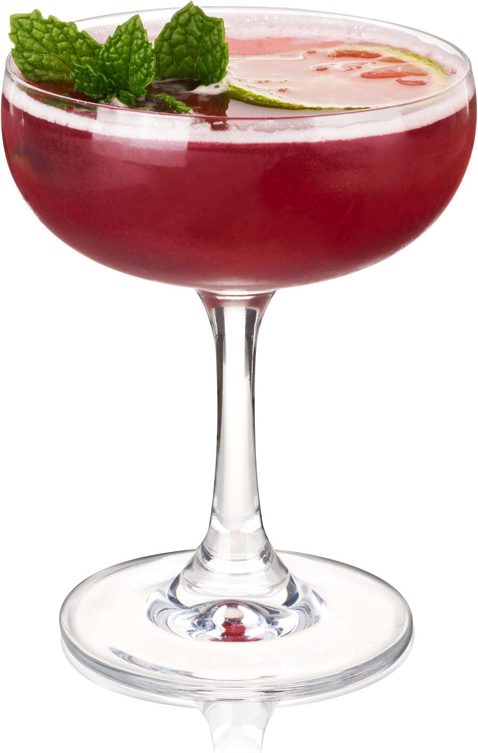 True Coupe Glass, Martini Glasses for Cocktail Party, Perfect for Espresso Martini, Manhattan, Champagne, Elegant 7 oz Glassware for Home Bars