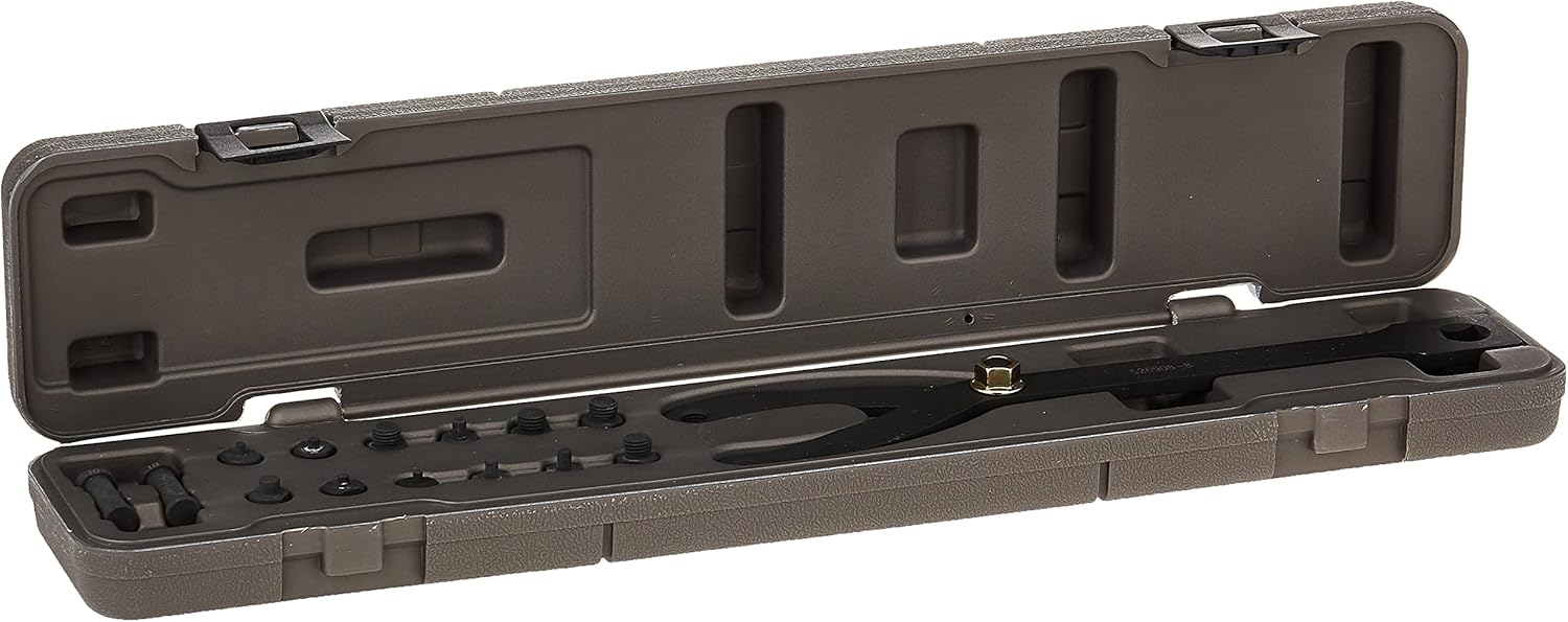 OTC 6613 Variable Pin Spanner Wrench - Adjusts from 1-1/4" to 5" | Universal Design Fits Many Pulleys with Slots or Holes