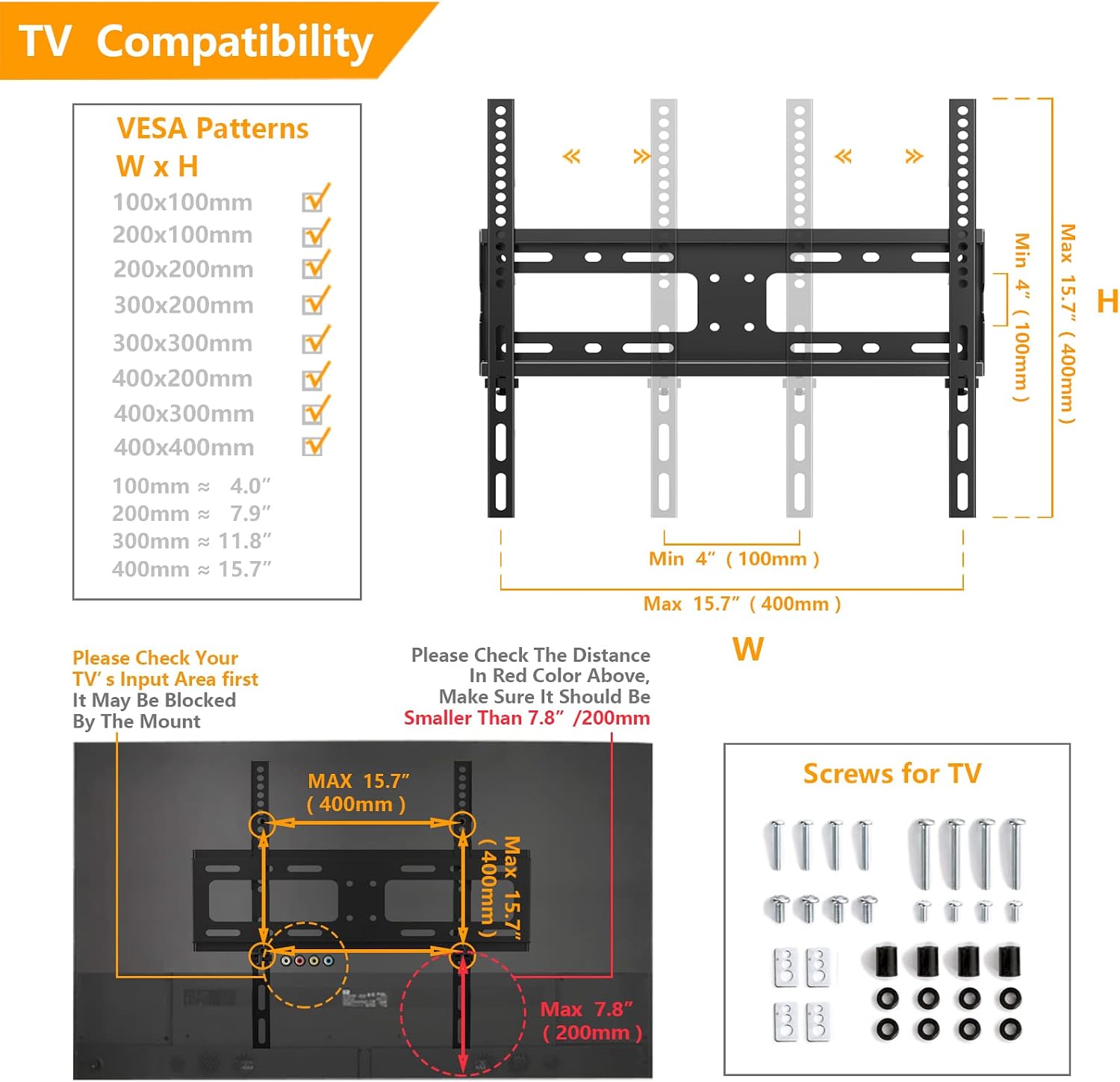 5Rcom Universal Swivel TV Stand for 27-60 inch Curved/Flat Screen TVs, Table Top TV Base Replacement Holds up to 88 lbs