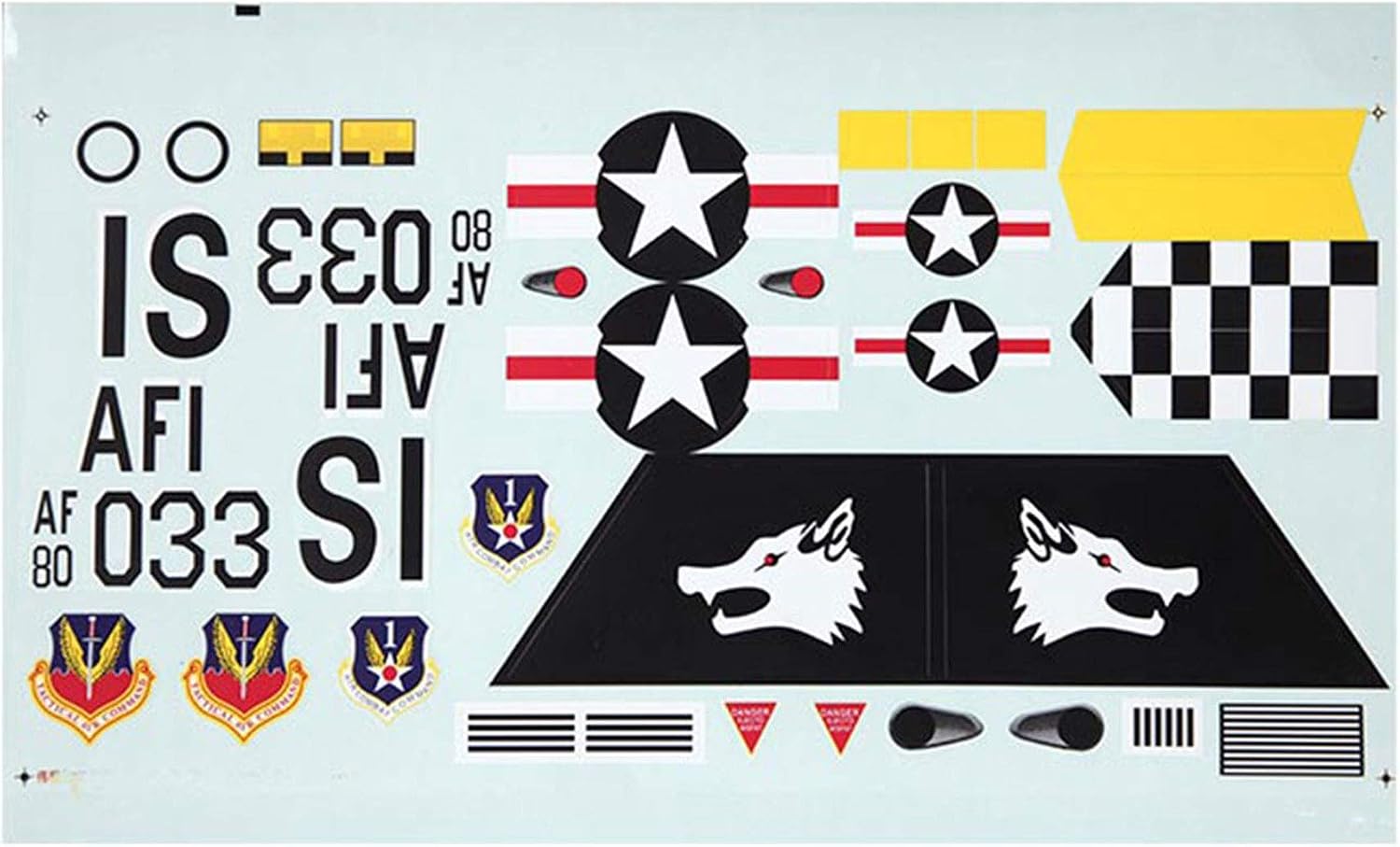 FMS F15 V2 Decal Sheet- FMMPAC110 Replacement Airplane Parts