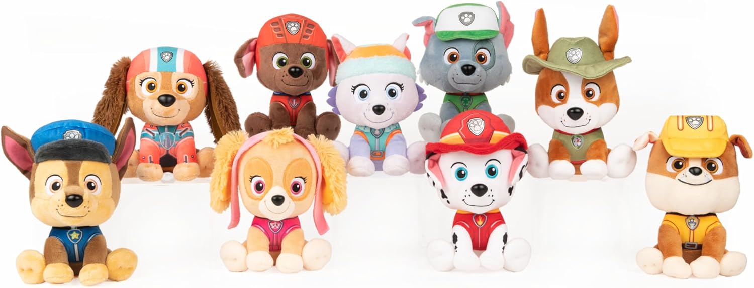 GUND PAW Patrol Rubble 6-Inch Plush Toy, Stuffed Animal for Ages 1+