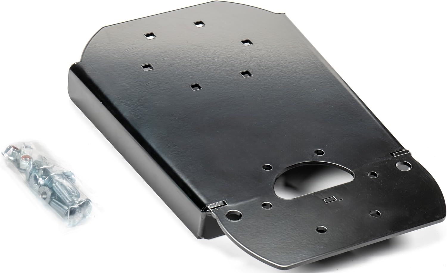 Warn 109310 Snow Plow Mount Provantage II Push Tube Extension for Warn Provantage II UTV/ATV Plow System Black Powder Coated Steel with Mounting