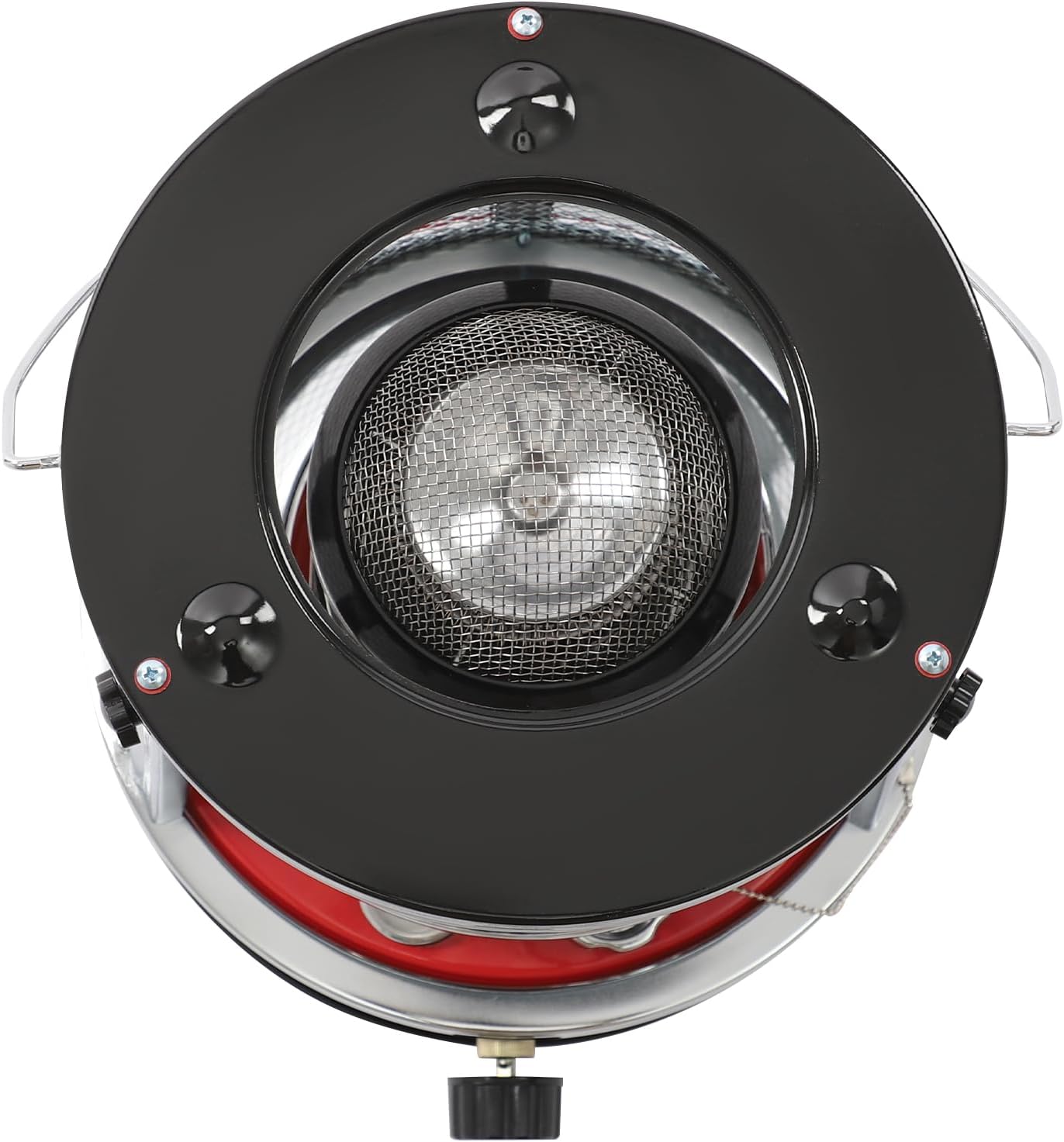 2 in 1 Portable Kerosene Heater & Stove Height Adjustable, 2600W Kerosene Stove, Non Electric Heaters for Indoor Outdoor, Emergency Oil Heater 107.64-161.46 ft²heating area for 15-17 hour(Black)