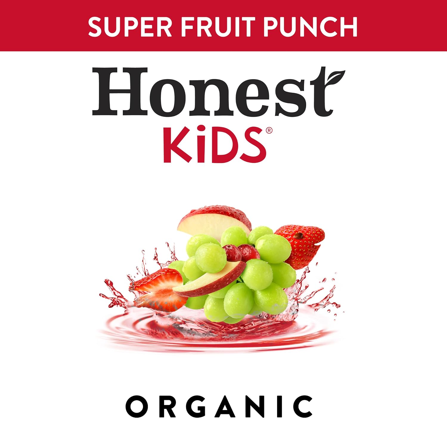 Honest Kids Appley Ever After, Organic Juice Drink, 6 Fl oz Juice Boxes, Pack Of 40, Apple