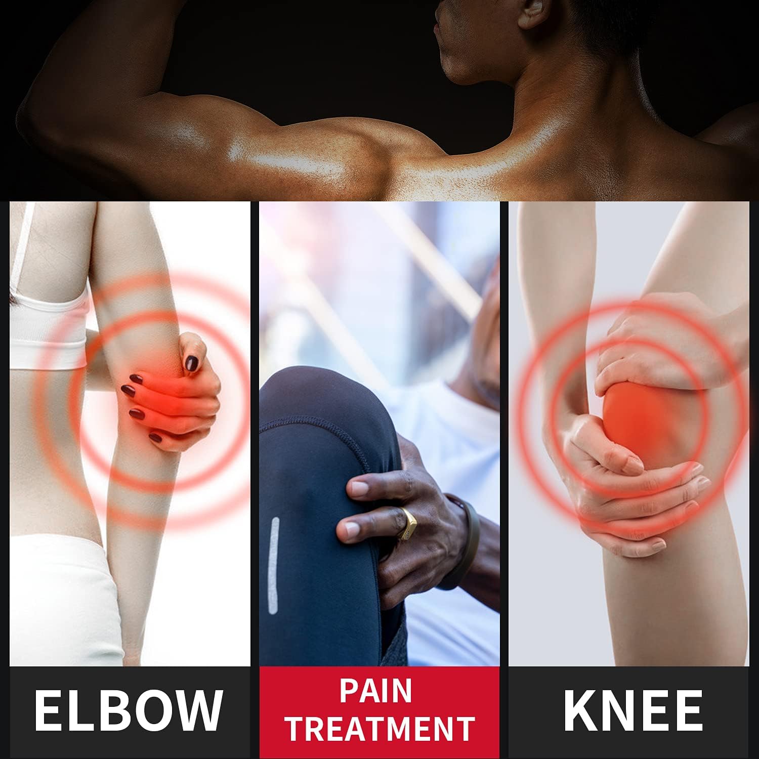 DGXINJUN Red Light Therapy Device for Body Calf Arm Pain Relief Near Infrared Light Therapy 850nm LED Muscle Wrap for Leg Home Use Nerve Damage Deep