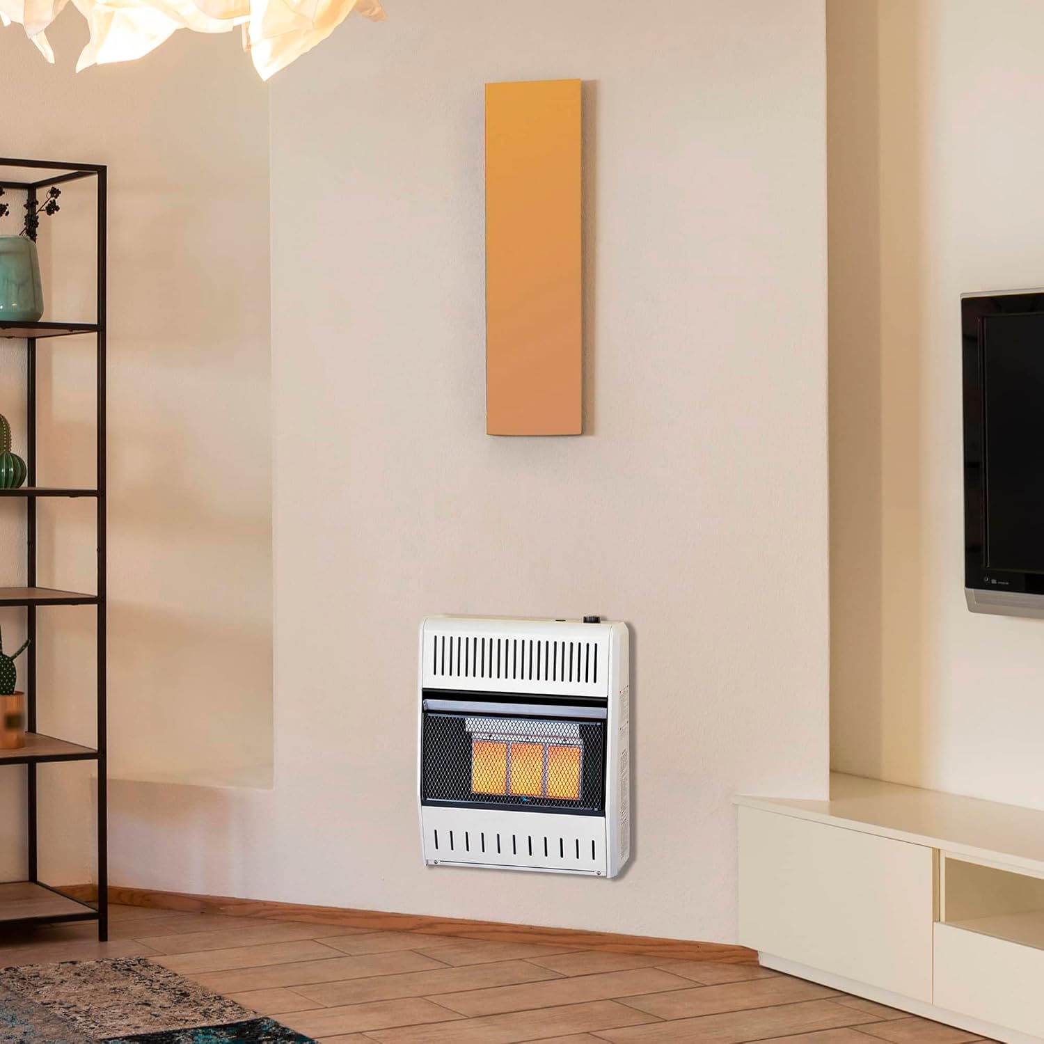 ProCom Heating Liquid Propane Ventless Infrared Plaque Heater With Base Feet - 10,000 BTU, Manual Control - Model# ML100HPA-B