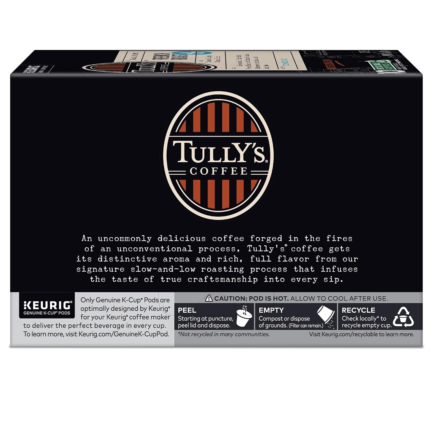 Tully's Coffee Hawaiian Blend Keurig Single-Serve K-Cup Pods, Medium Roast Coffee, 96 Count