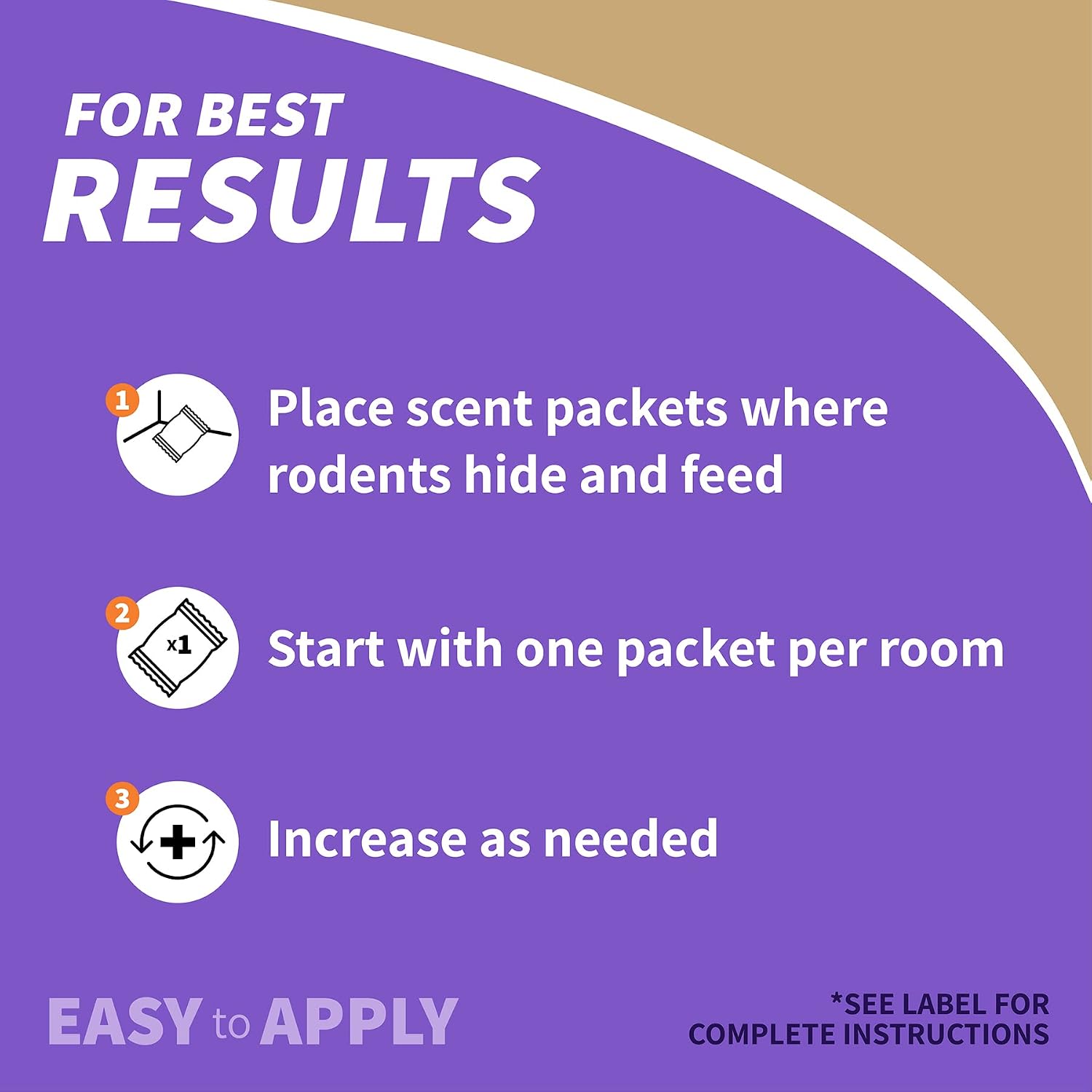 Bonide Mouse Magic Mouse Repellent Scent Packs, 4 Packs