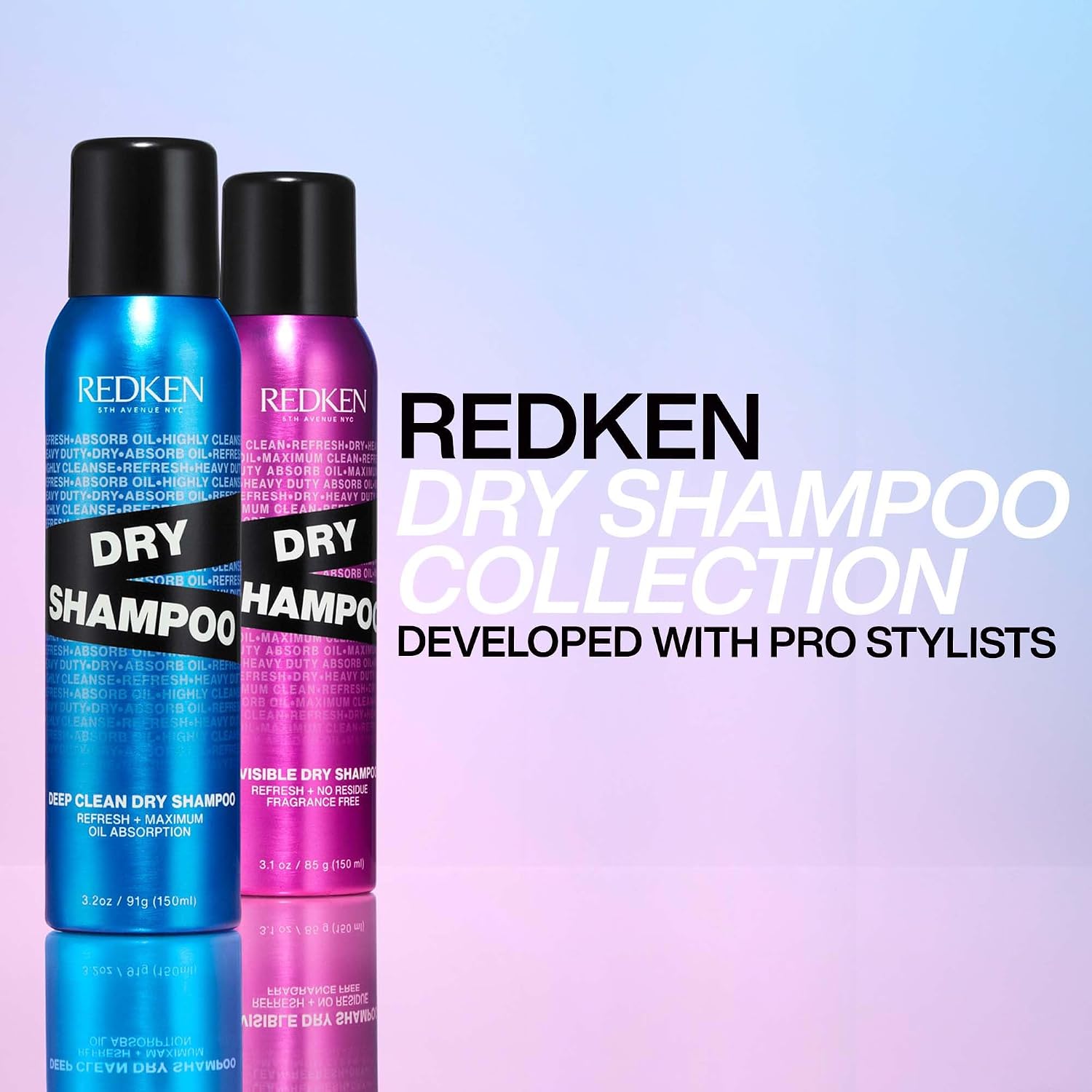 Redken Invisible Dry Shampoo – Lightweight & Residue-Free