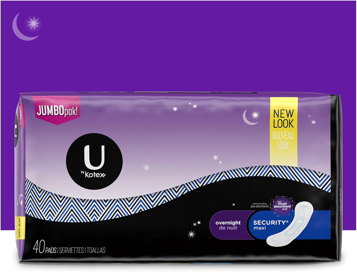 Kotex Natural Balance Overnight Maxi