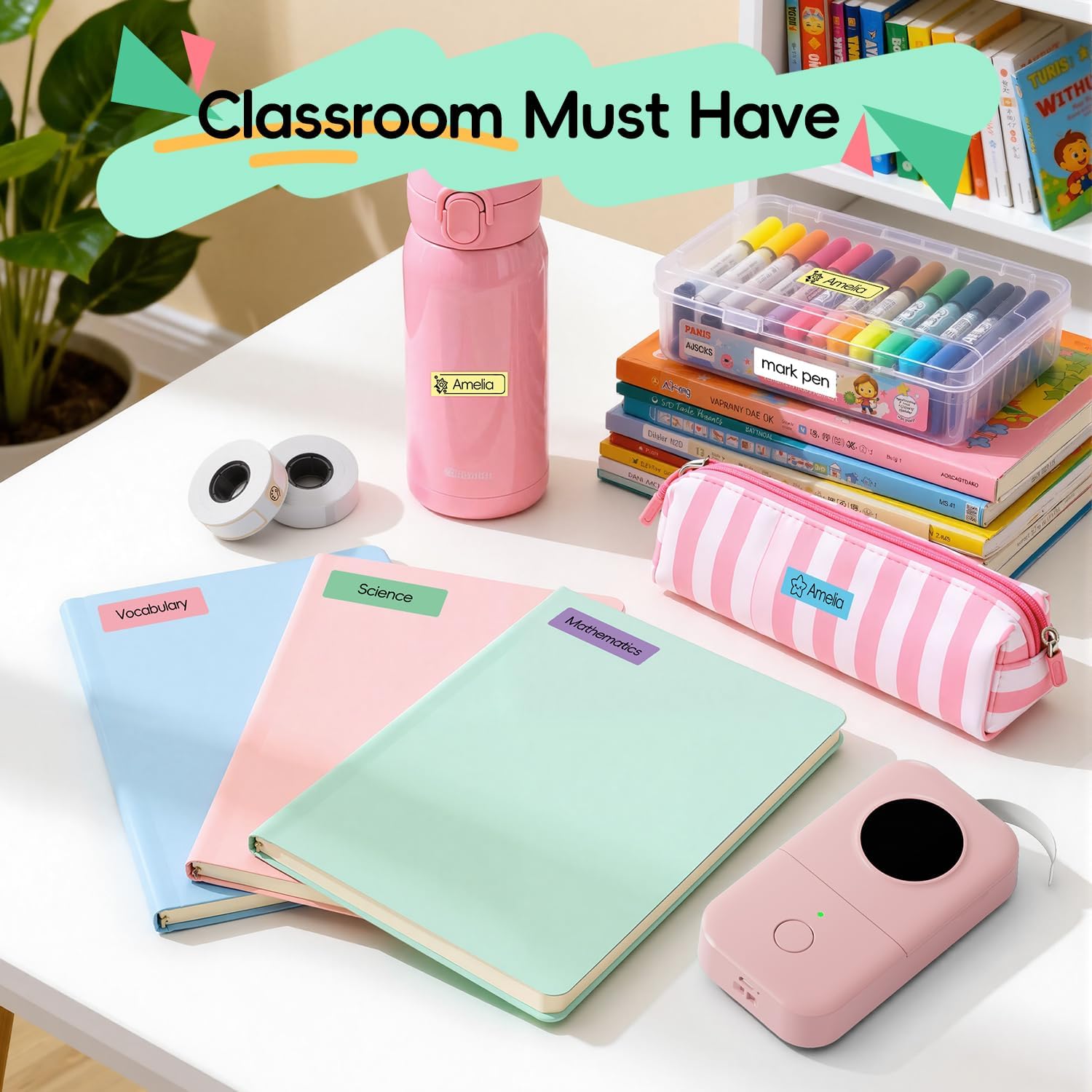 Phomemo Label Maker, D30 Bluetooth Mini Label Maker Machine with Tape