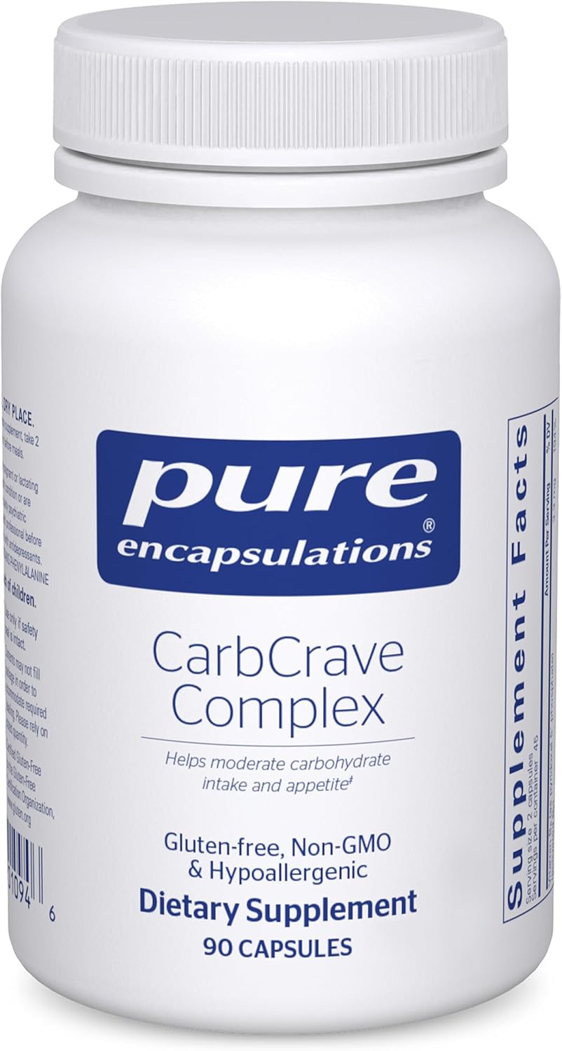 Pure Encapsulations CarbCrave Complex | with Sensoril Trim to Help Moderate Carbohydrate Intake and Lessen Appetite* | 90 Capsules | With Sensoril