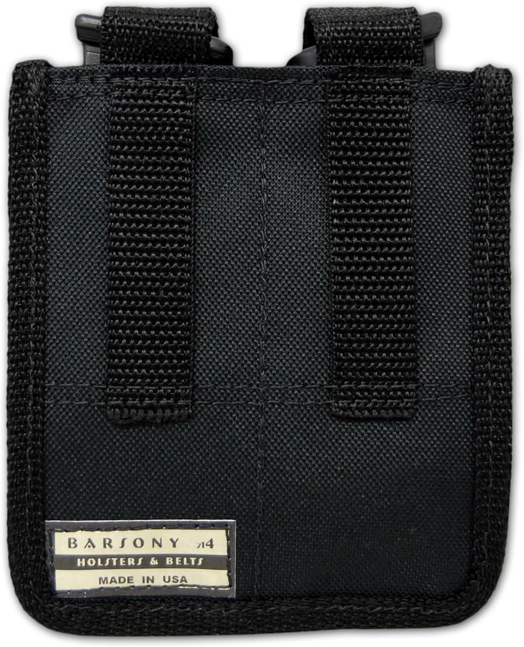 Barsony New Double Magazine Pouch for Compact, Sub-Compact 9mm 40 45