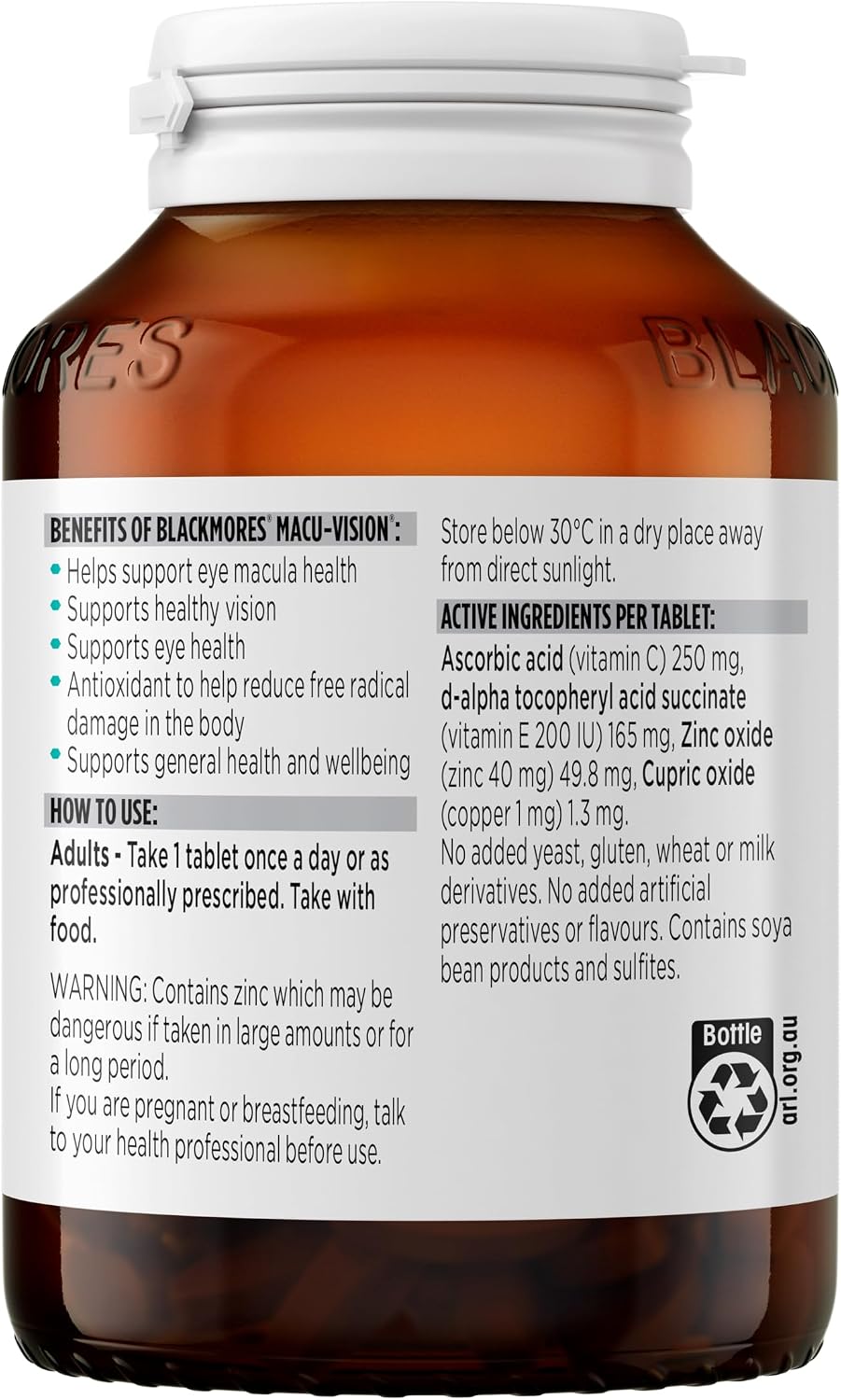 Blackmores Macu-Vision®, 150 Tablets