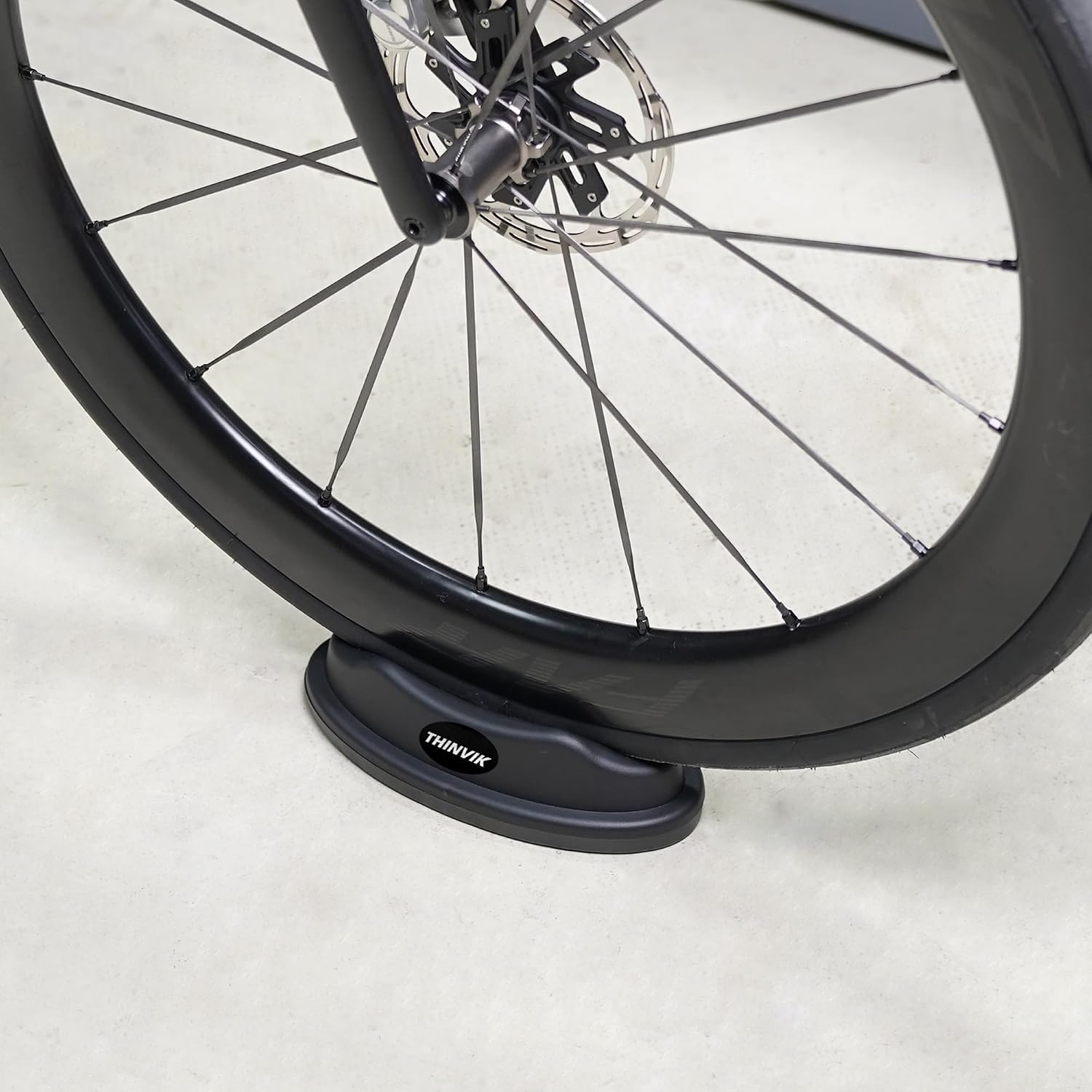 Thinvik Bike Front Wheel Riser Block, Bicycle Stabilize Stand Accessories for Indoor Road Bike Mountain Bike Riding Trainer Exercise Tire Holder