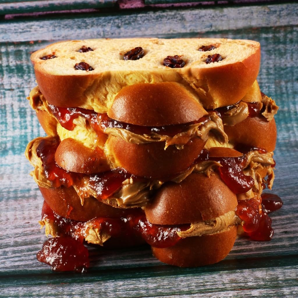 Stern's Bakery Kosher Fresh Raisin Challah Bread 16 Ounce - Traditional Raisin Bread for your Holiday or Shabbat Table (2 Braided Raisin Challah Per