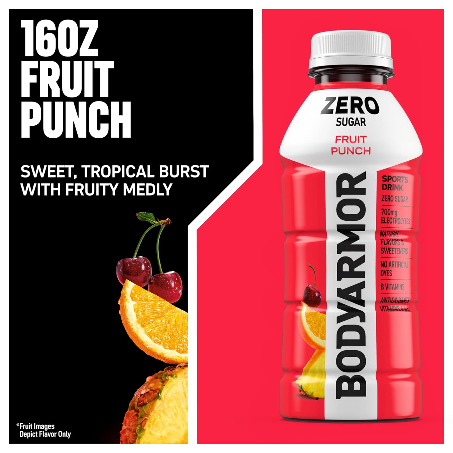BODYARMOR LYTE Sports Drink, Peach Mango Electrolyte Drink, 12 Oz (8 Pk)