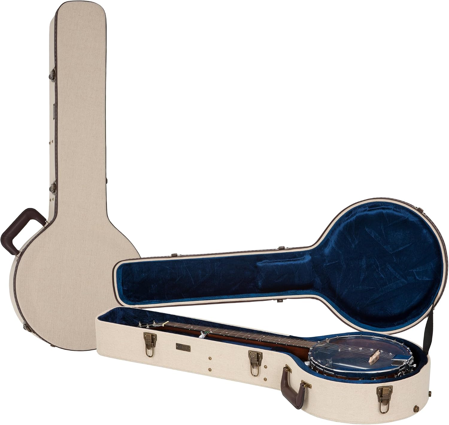 Gator Cases Journeyman Series Deluxe Wood Case for Resonator Style Acoustic Guitars (GW-JW RESO)