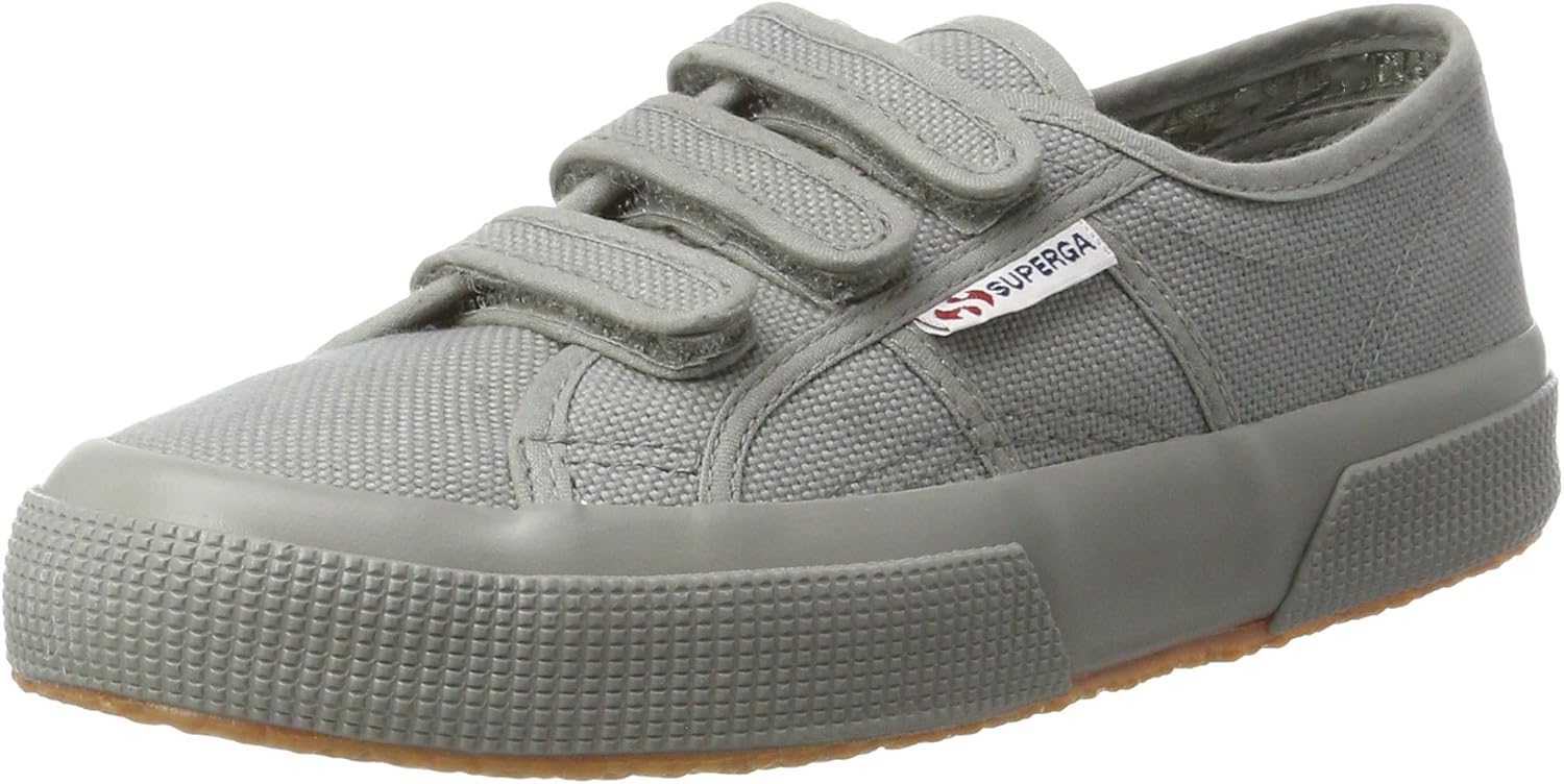 Superga Unisex 2750 Cot3strapu Cotton Canvas Sneakers with Touch Strap Fastening