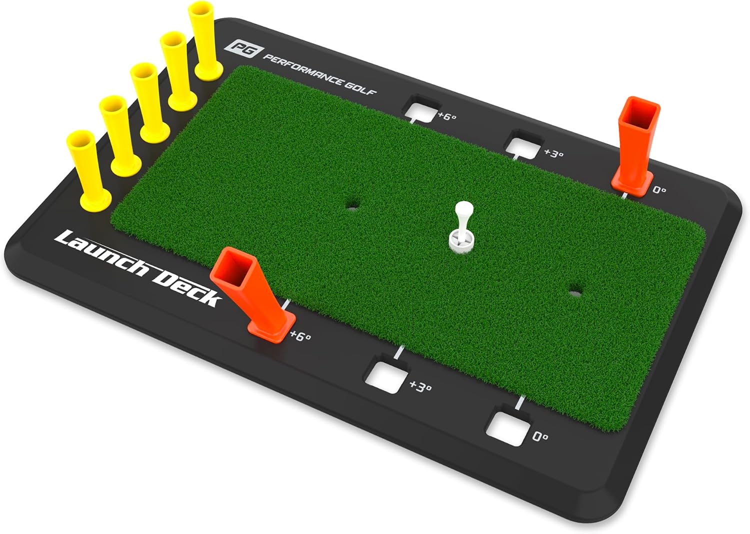 Launch Deck Golf Swing Trainer - Fix Your Slice I Swing Mastery Tool by Hank Haney I Instant Feedback