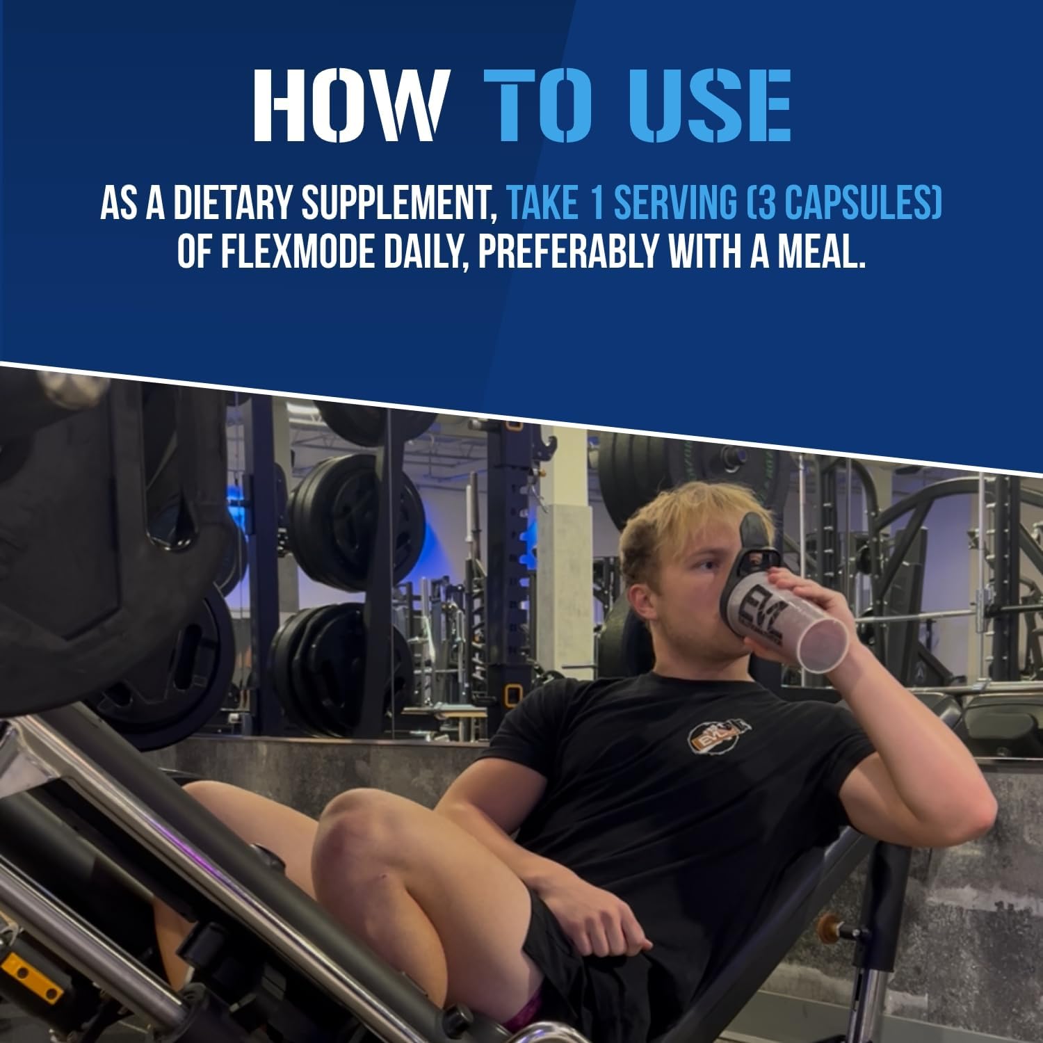 EVL FlexMode Joint Support with Glucosamine & Chondroitin - 30 Servings | Advanced joint formula with MSM