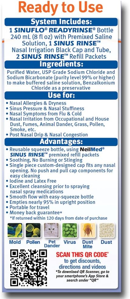 Neil Med SinuFlo Ready Rinse, 8 fl oz
