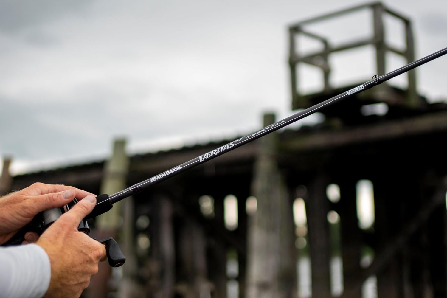 Abu Garcia Veritas Casting BFS Fishing Rod, Balanced and Lightweight Rod, Powerlux 100 Construction, Custom Ergonomic Reel Seat