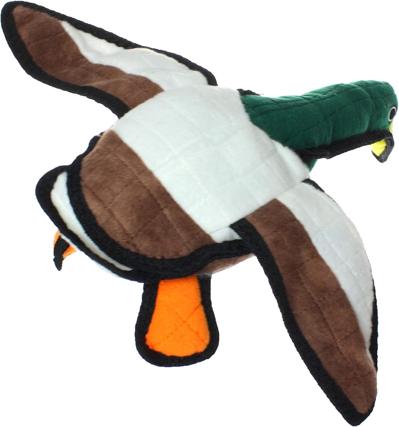 TUFFY® : Cow Dog Toy: Ultra Durable Plush Toy with Multiple Layers & Reinforced Seams, Washable and Floats, Original Construction