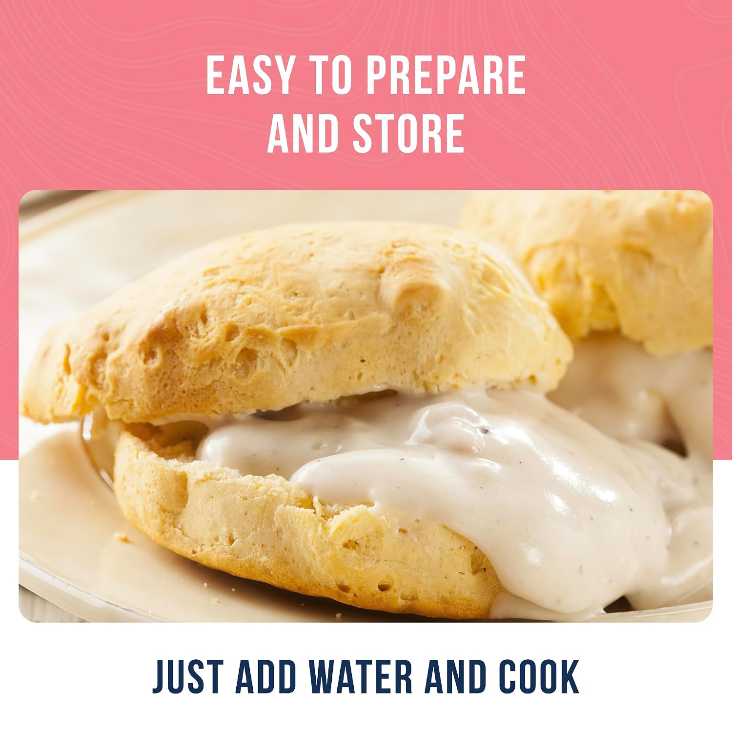 Augason Farms Buttermilk Biscuit Mix Can | Emergency Food Supply, 29 Servings, 10 Year Shelf Life, Biscuit Mix Just Add Water and Baking Powder