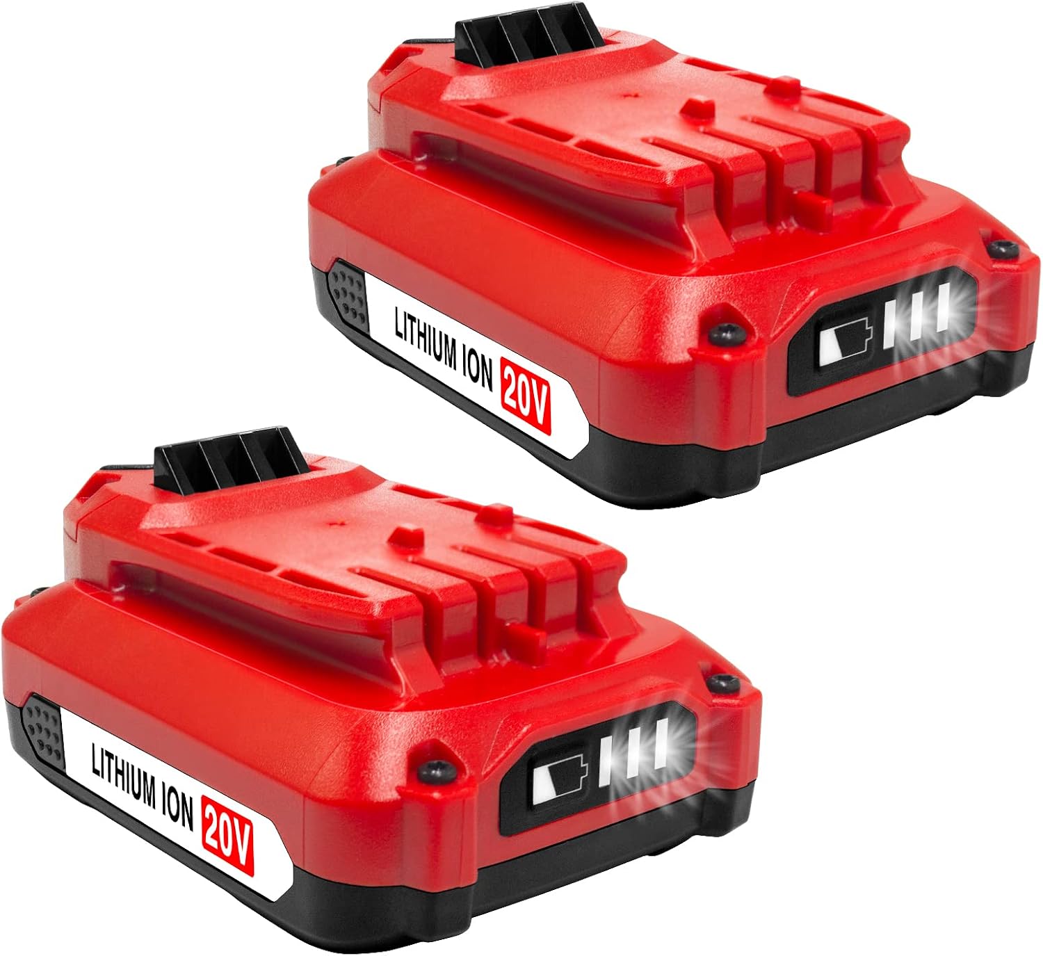 DTK 2Pack 3.5Ah Battery Replacement for Craftsman 20V Battery CMCB201 CMCB202 CMCB202-2 CMCB204 CMCB204-2 V20 Cordless Tool Battery