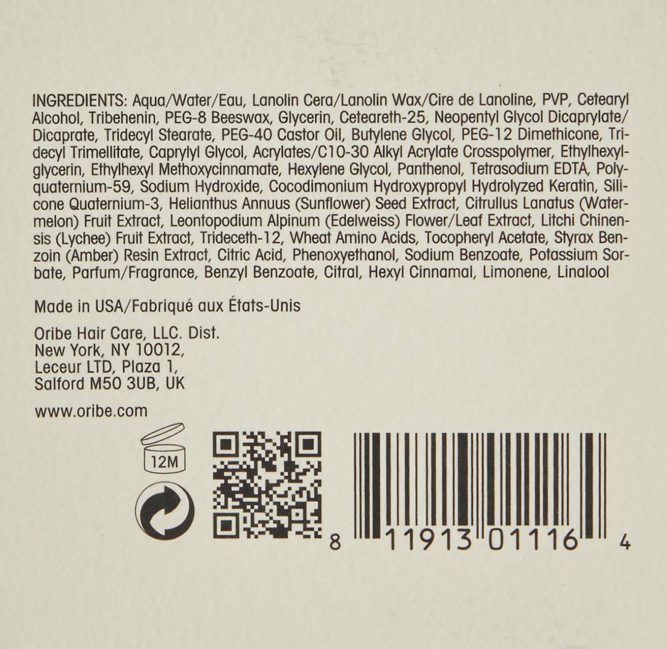 Oribe Rough Luxury Soft Molding Paste - Adds Texture & Definition - 1.7oz