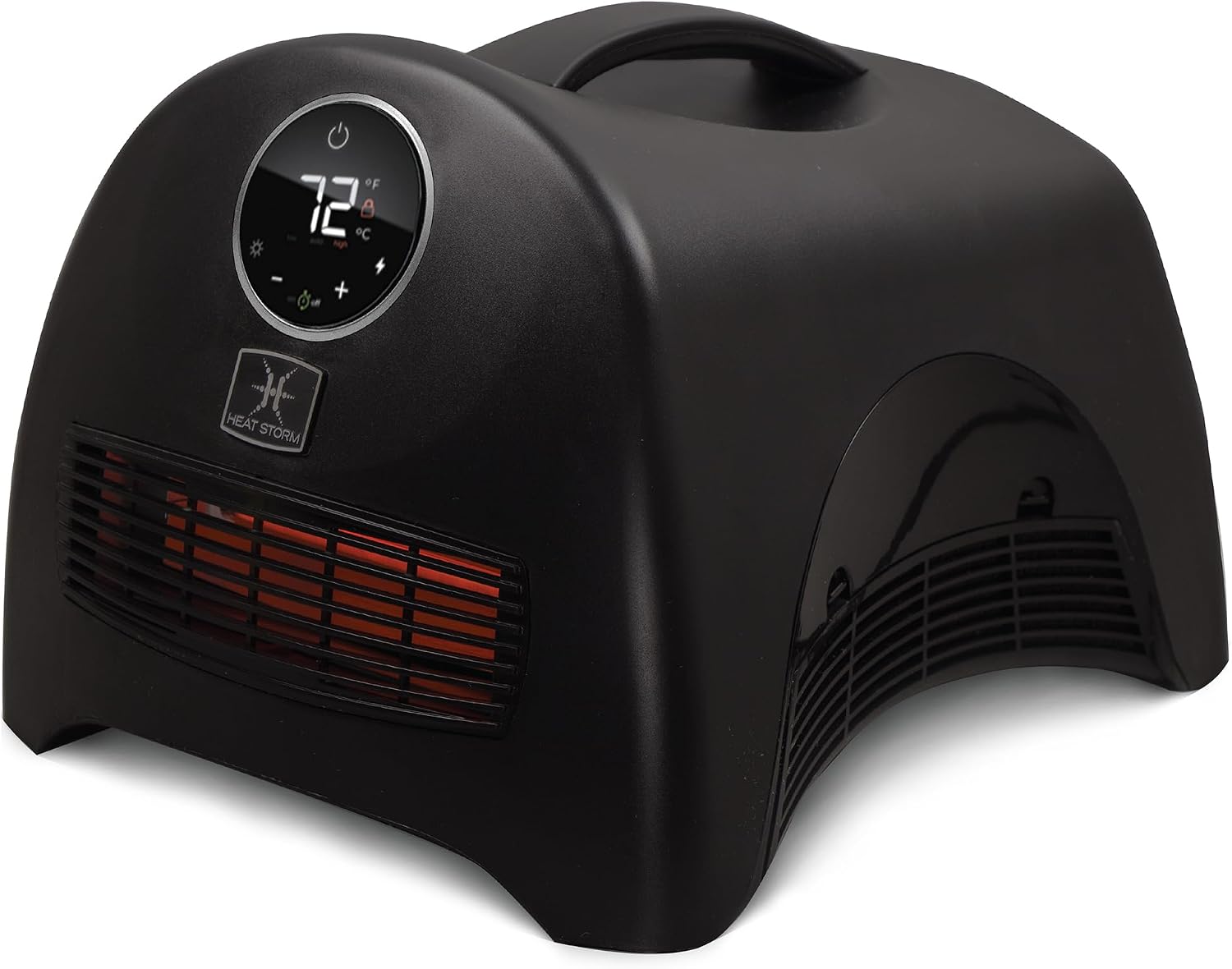 Heat Storm Mojave Indoor Ultra Lightweight Portable Infrared Space Heater - 1500 Watts - Built in Thermostat & Overheat Sensor - Remote Control