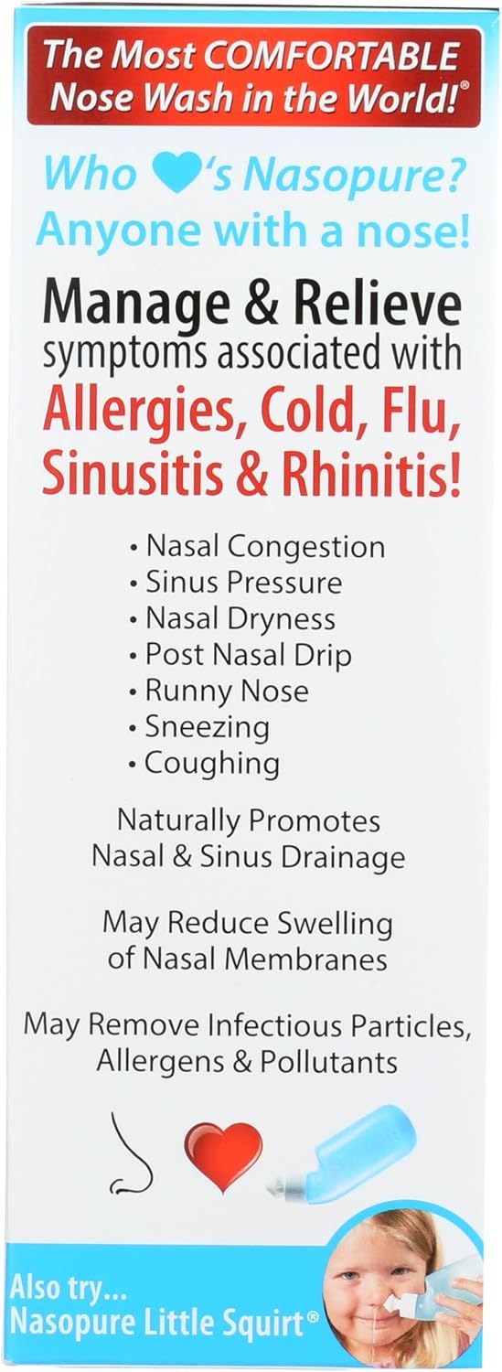 DR HANA'S NASOPURE Nasal Wash, Value Refill Kit, 80 Count