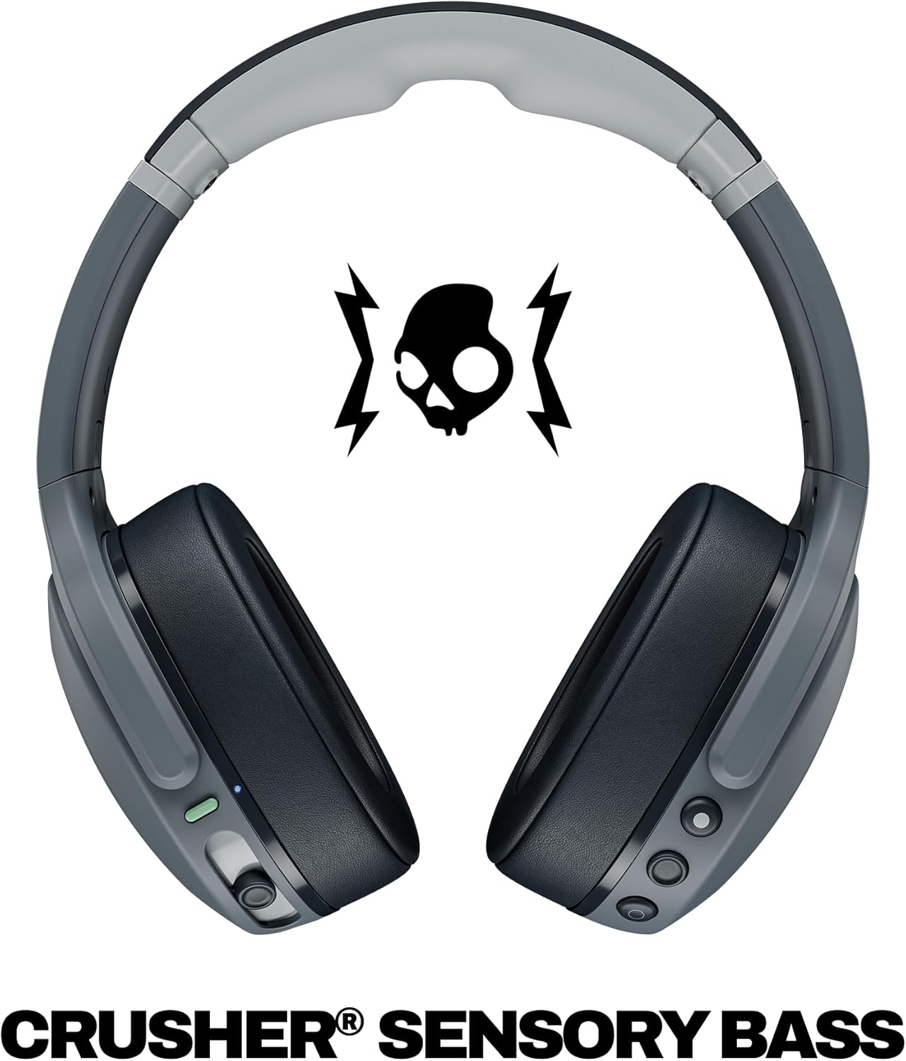 Skullcandy Crusher Evo Wireless Multi-Sensory Bass Headphones - True Black