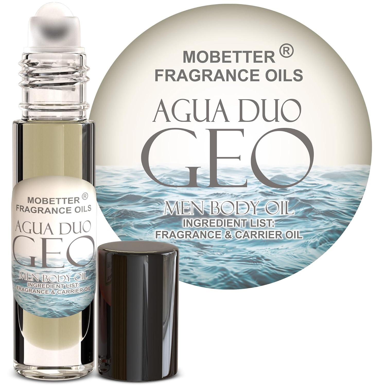 MOBETTER FRAGRANCE OILS Agua Duo Geo Men Fragrance Body Oil