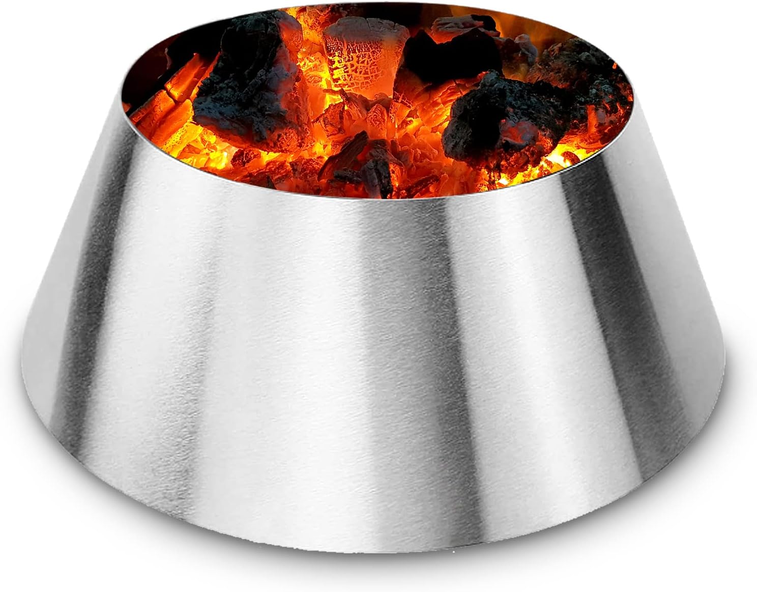 GRISUN Stainless Steel BBQ Whirlpool for Weber Kettle 22 in