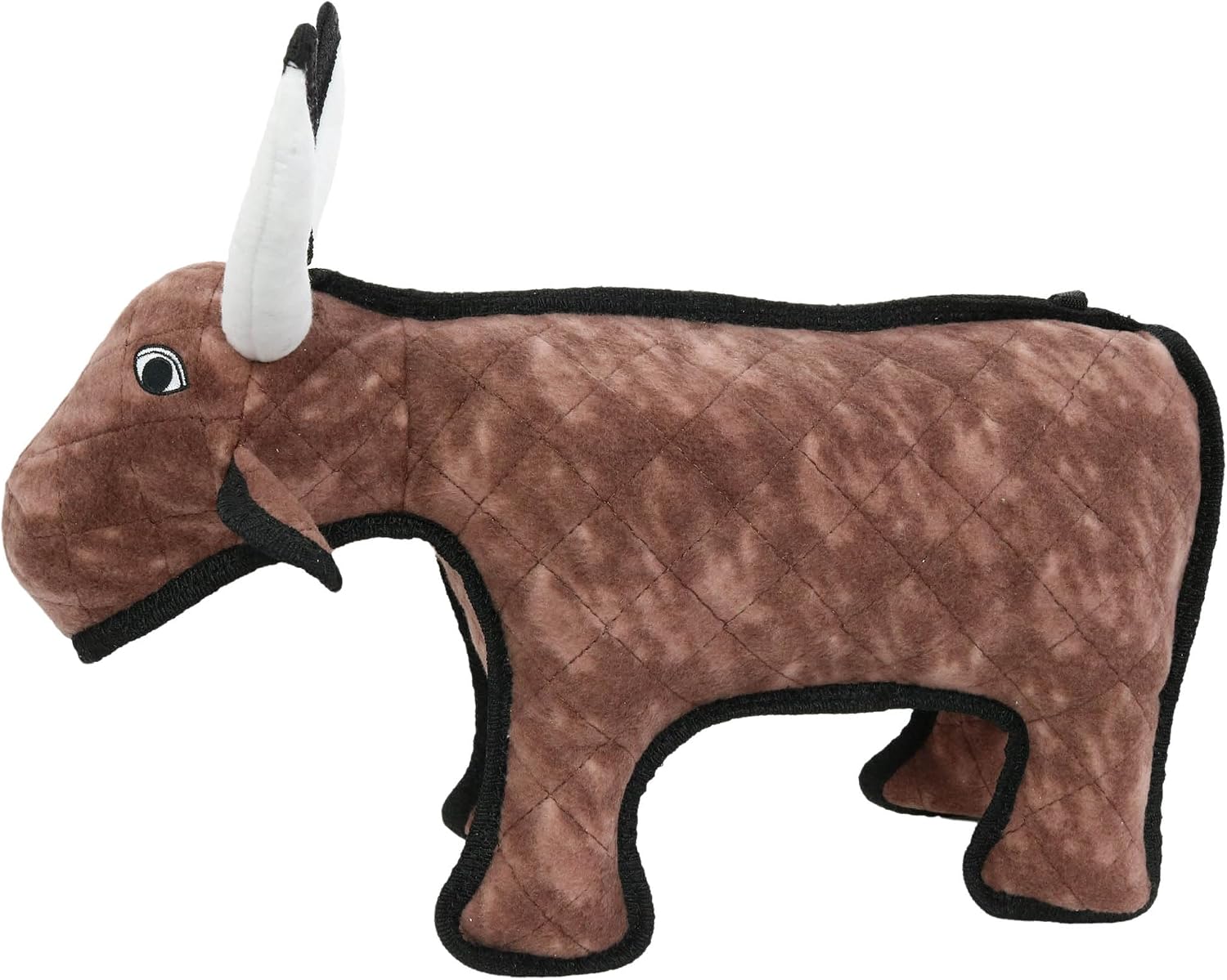 TUFFY® : Cow Dog Toy: Ultra Durable Plush Toy with Multiple Layers & Reinforced Seams, Washable and Floats, Original Construction