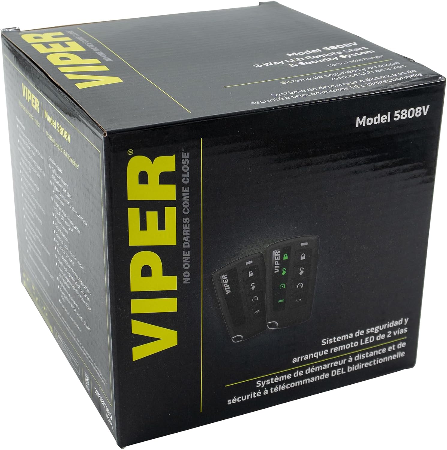 Viper 5808V 2Way Led Sec/Rs System 1Mile Range