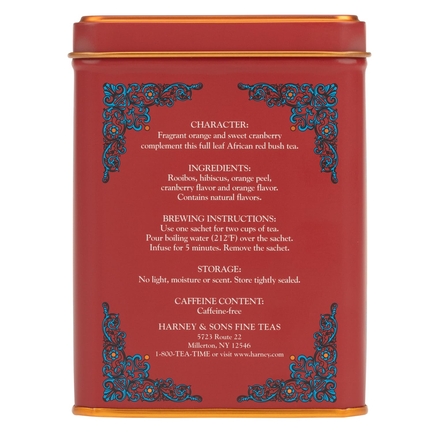 Harney & Sons HT Organic Supreme Green Tea, 20 Sachets, Tea Tin | Organic green tea with 20 sachets in a reusable tea tin. Caffeinated.