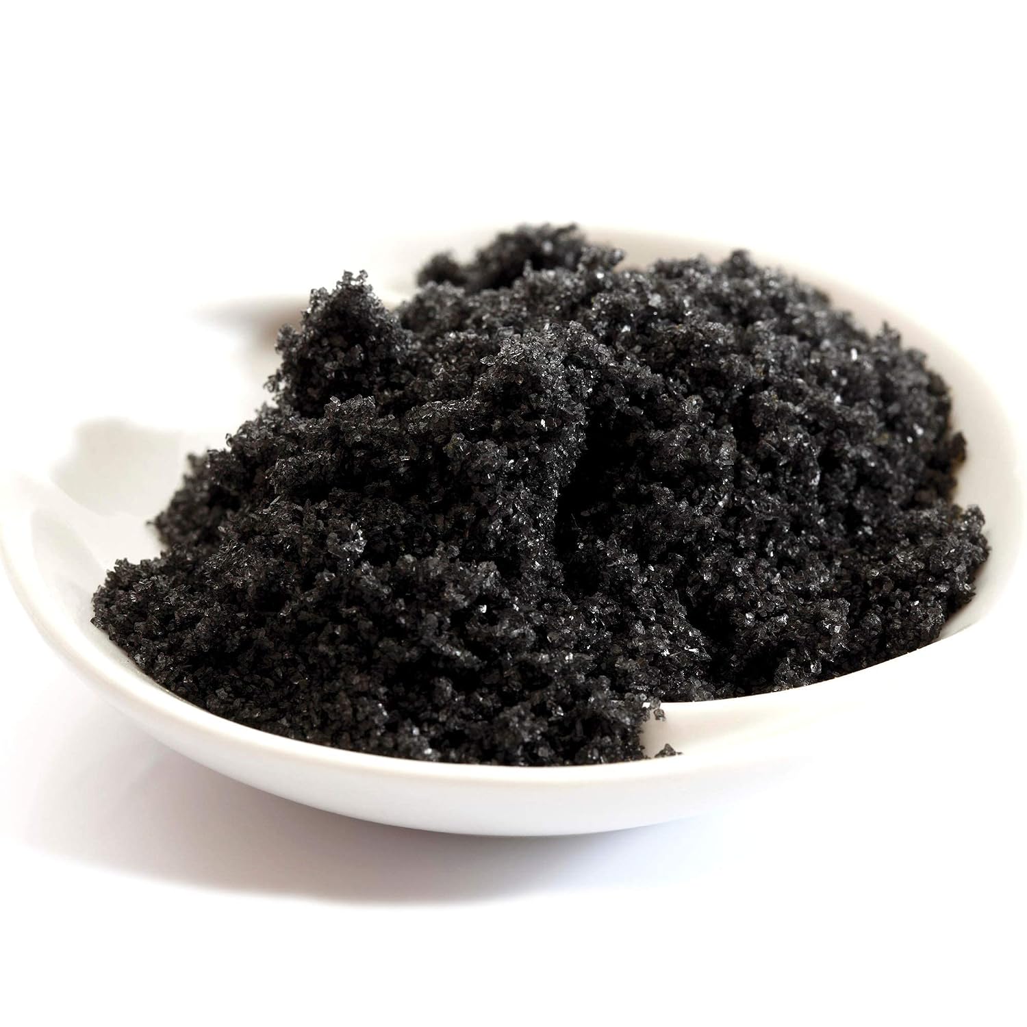 The Spice Lab Real Hawaiian Black Lava Salt, Fine, 1 lb | OU Kosher Gluten-Free Non-GMO Gourmet Salt - Authentic Hawaiian Black Salt - Halloween Margarita Salt