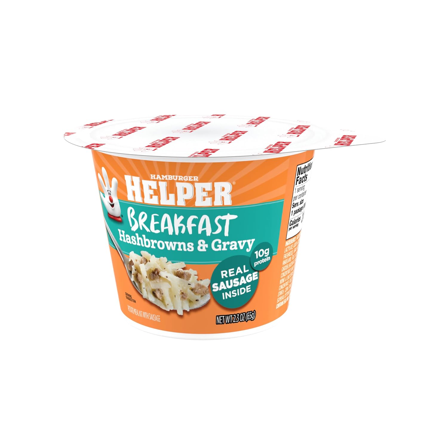 Hamburger Helper Beef Pasta Microwave Cup (2 oz - 6 Pack) No Artificial Flavors, Ready in 4 Minutes, Quick Meals for Midweek Dinners, Busy Evenings & Families On-the-Go