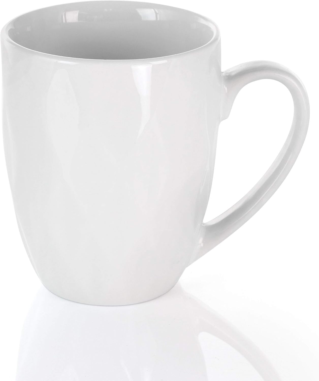 Elama White Porcelain Dish Dinnerware Set, 18 Piece, Newman
