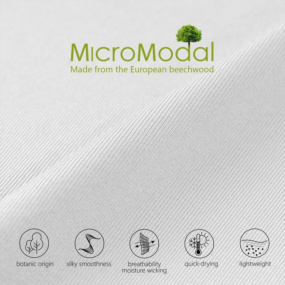 Men's Underwear Micro Modal 3 Pack Boxer Briefs Open Fly
