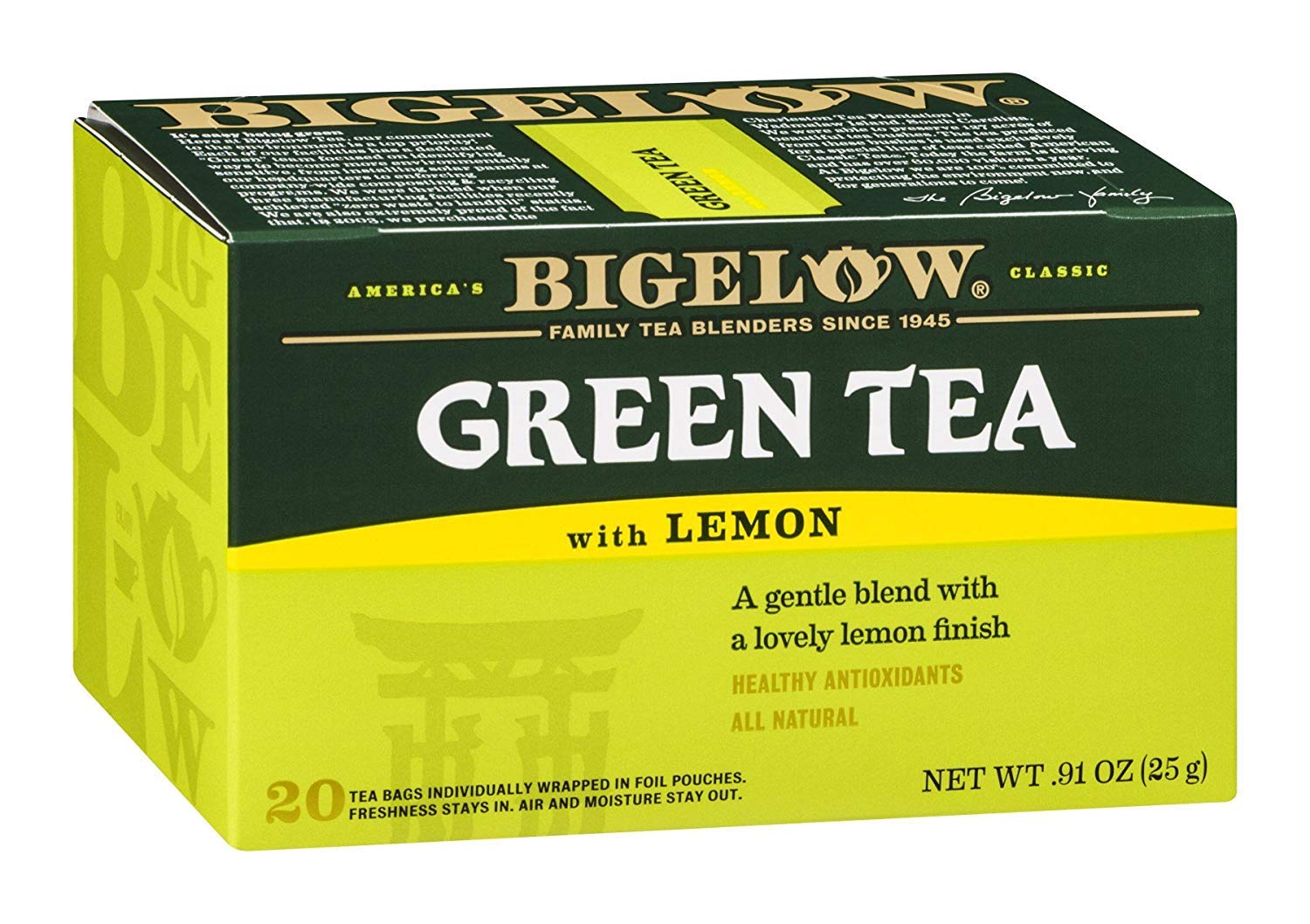 Bigelow Tea Classic Green Tea Bags, 40 Count (Pack of 6)