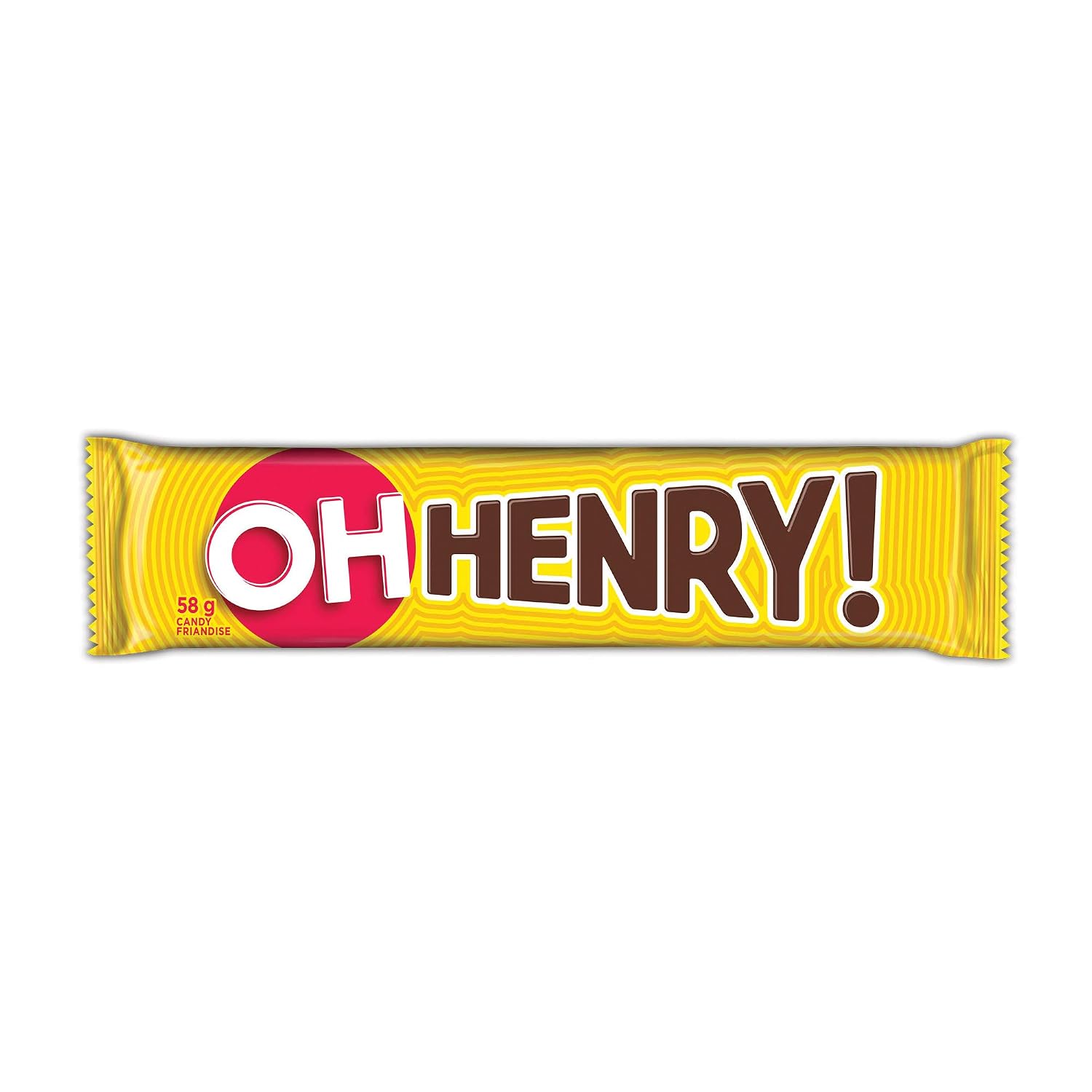 4 Full Sized OH Henry! chocolatey Candy Bars 232g (Imported From Canada)