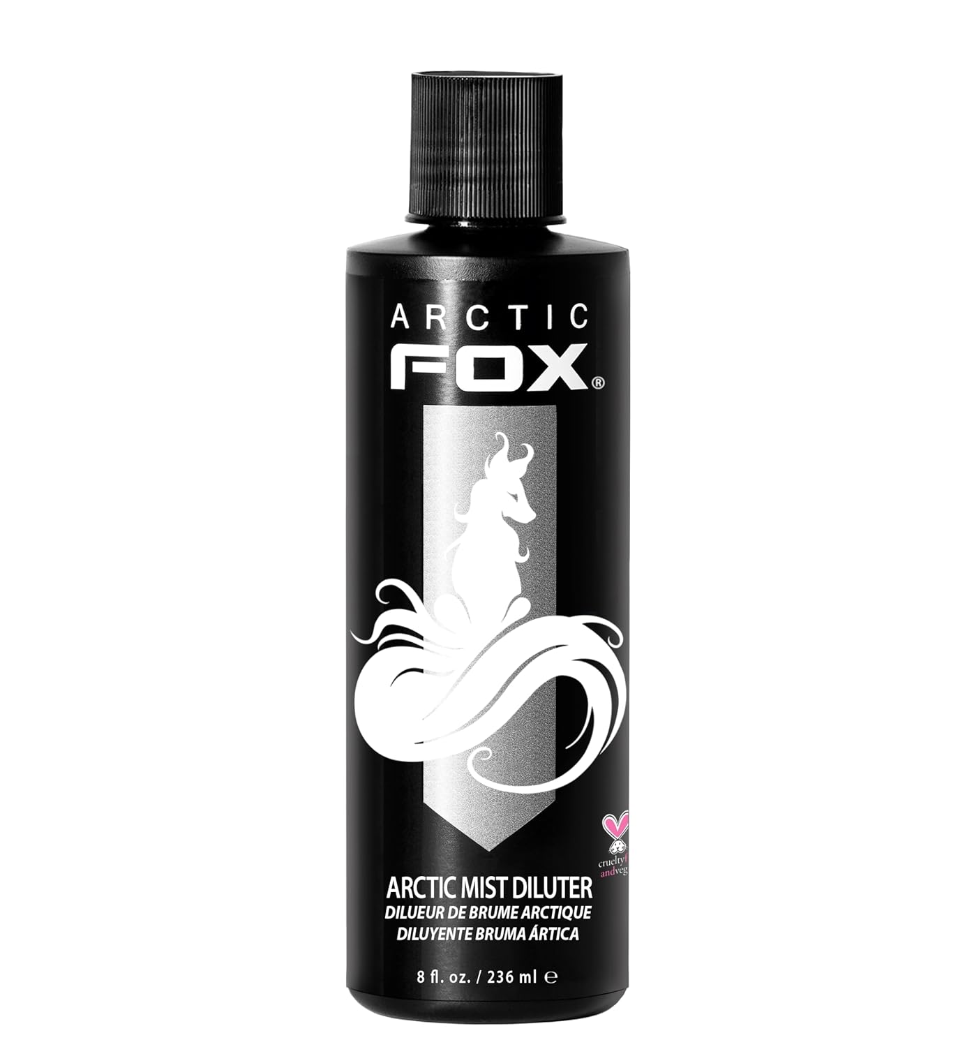 ARCTIC FOX Virgin Pink Semi-Permanent Hair Color - Vegan - 4 fl oz | Vivid and Vibrant, Cruelty Free, Ammonia Free, Peroxide Free, , Cream Formula